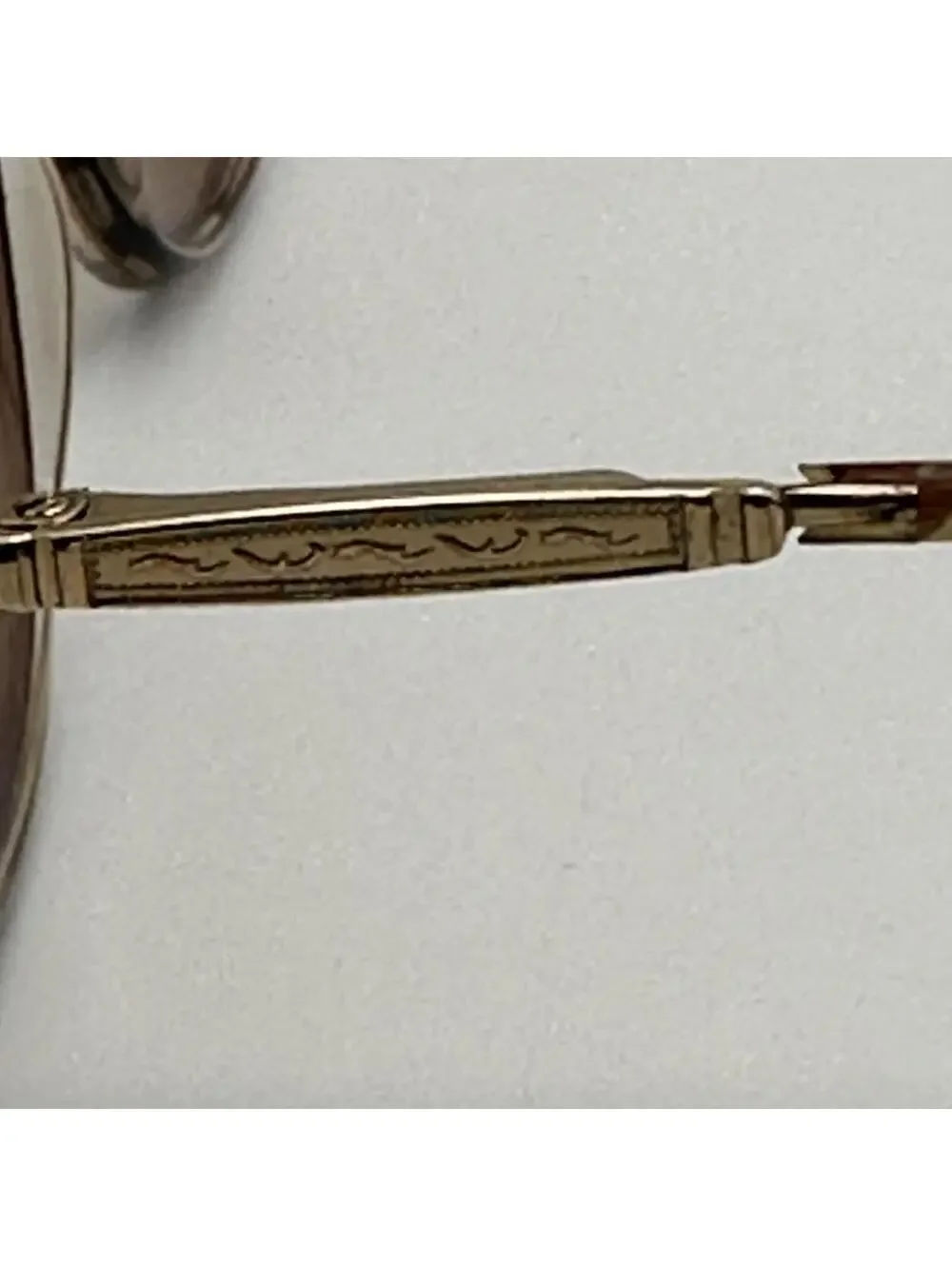 Vintage Safilo Oversized Gold Prescription Sunglasses Frames